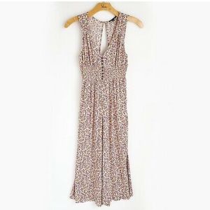 American eagle AE culotte floral jumpsuit